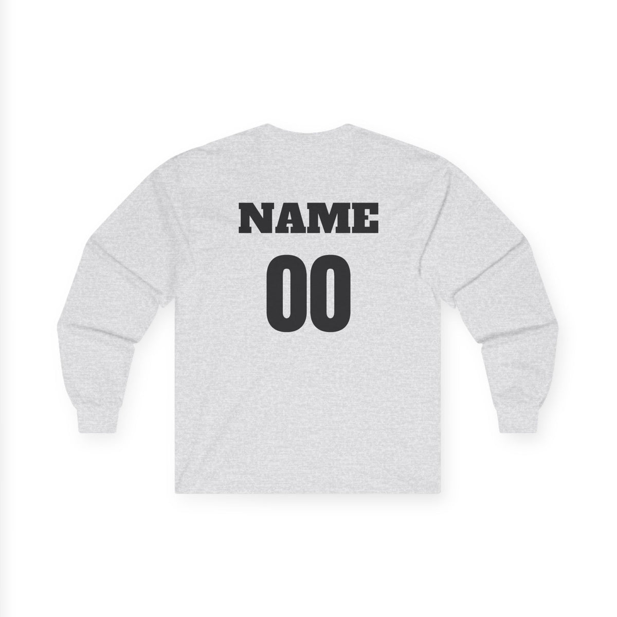 Hockey Dad Long Sleeve T-Shirt — Personalized Player Name & Number | Travel Hockey Gift