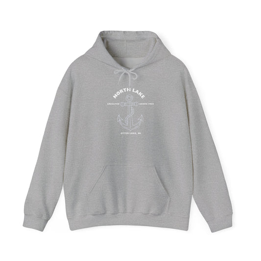 North Lake Hoodie Sweatshirt - Anchor Graphic