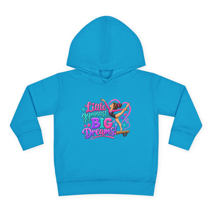 Girls Gymnastics Sweatshirt (Hoodie), Toddler — Little Gymnast, Big Dreams