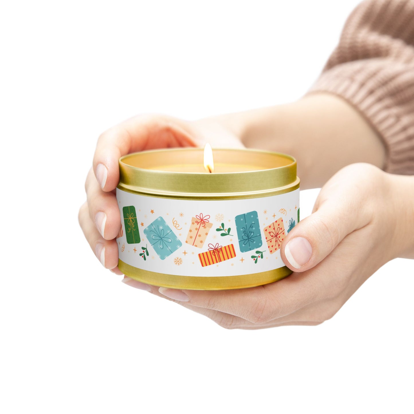Tin Candles: Christmas packages