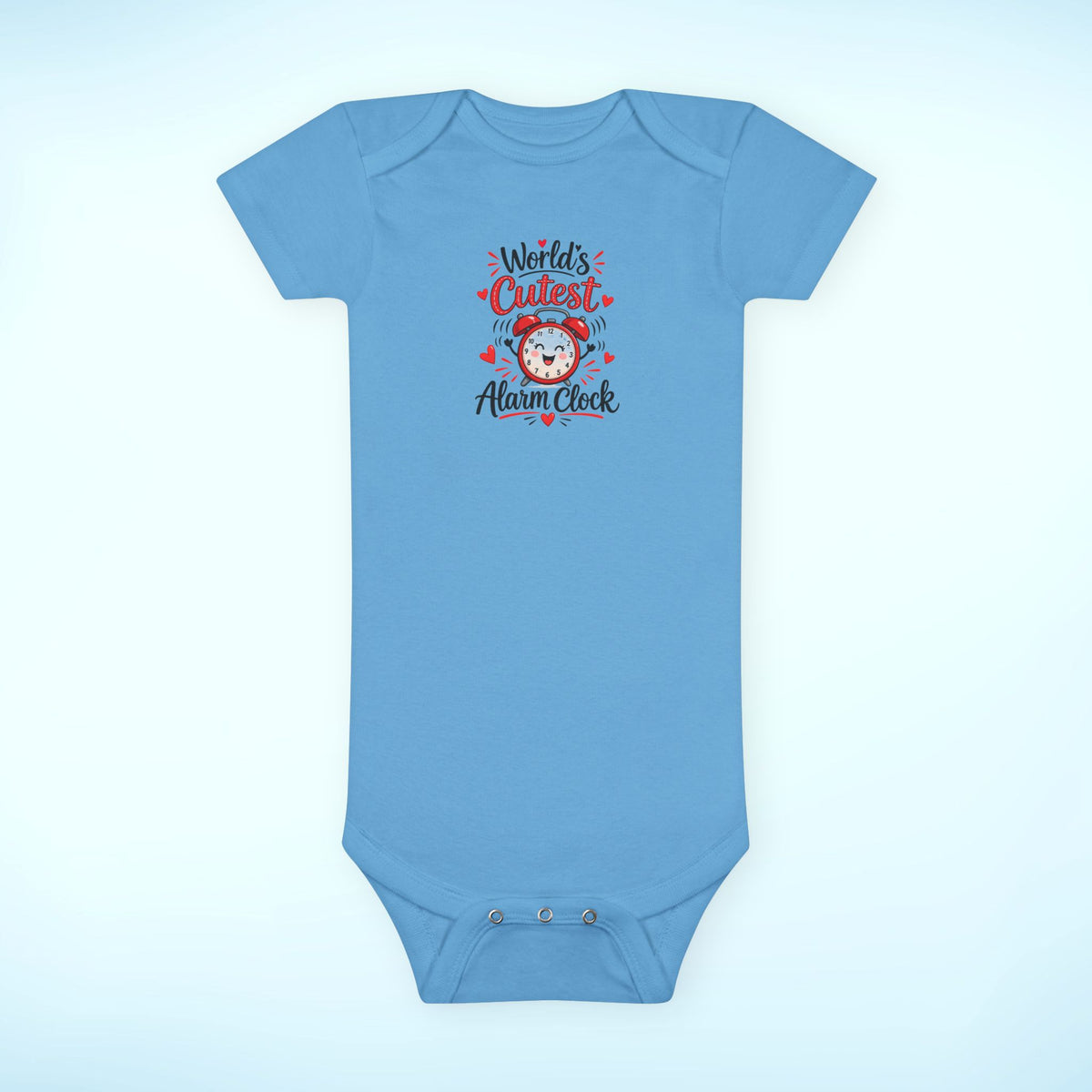 Infant / Toddler Onesie® – World's Cutest Alarm Clock (Boy)
