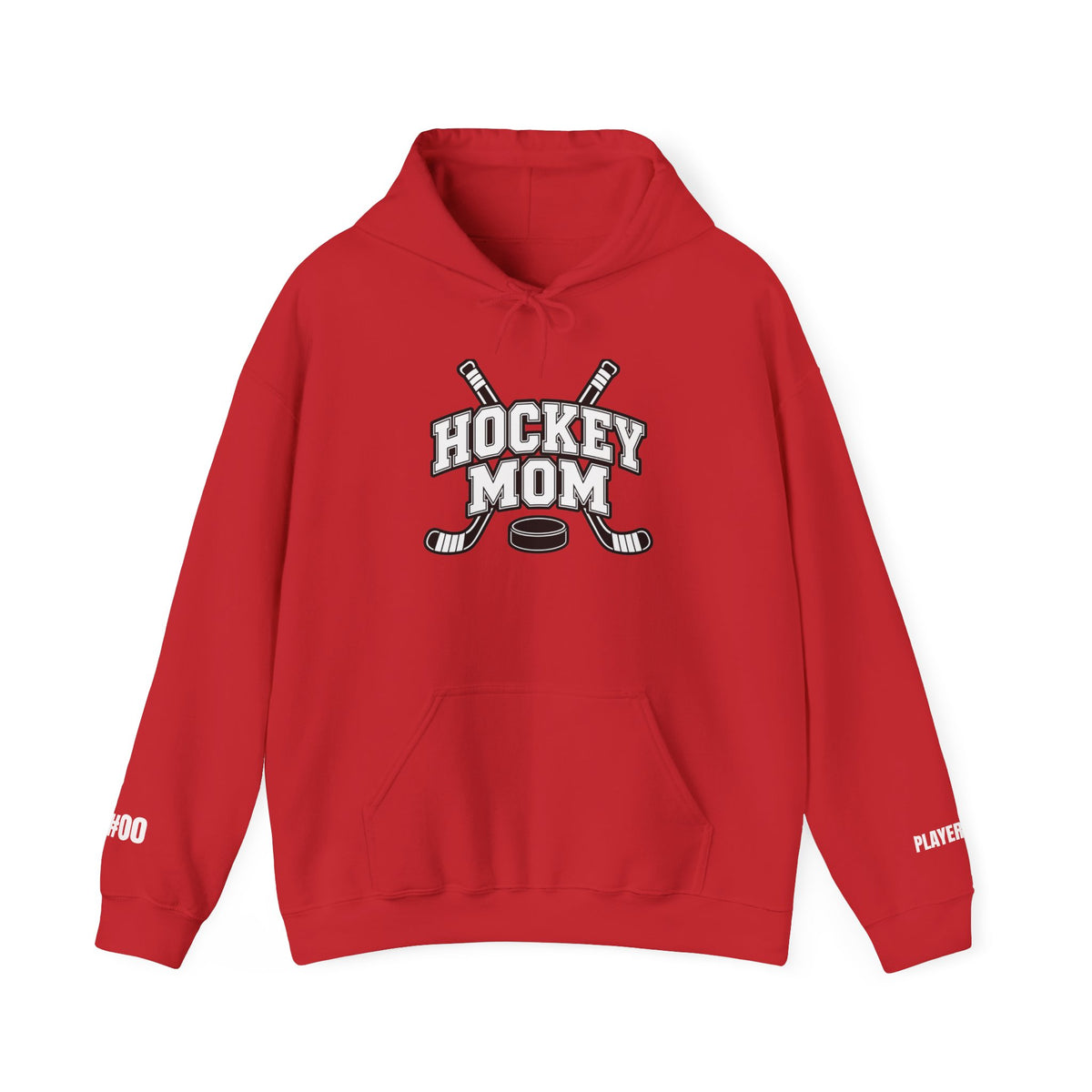 Hockey Mom Hoodie — Personalized Player Name & Number | Travel Hockey Gift