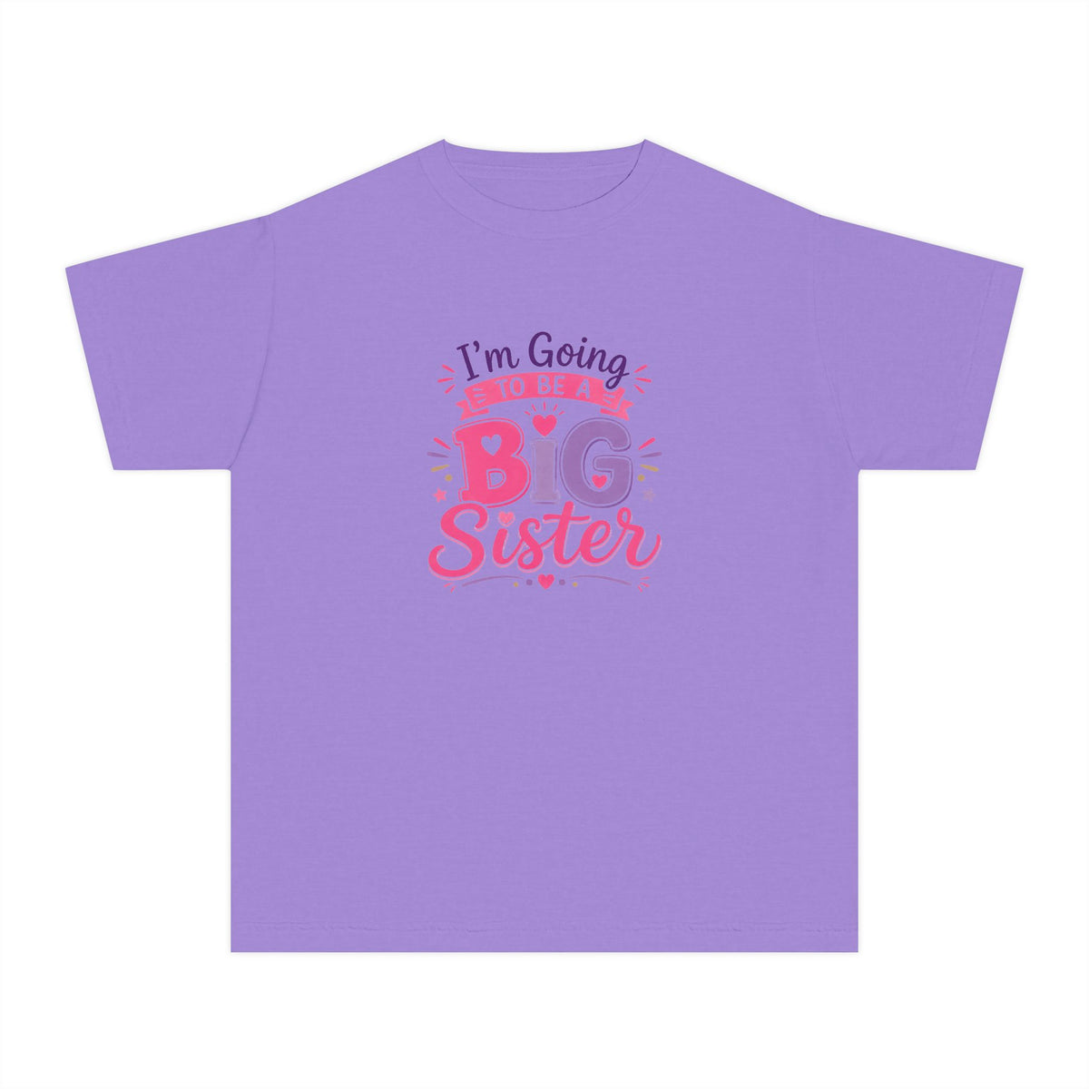 Youth T-Shirt — I'm Going to Be a Big Sister