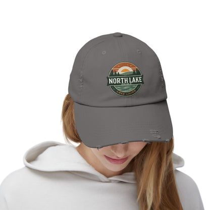 North Lake Distressed Cap — Vintage Lake Living Baseball Hat