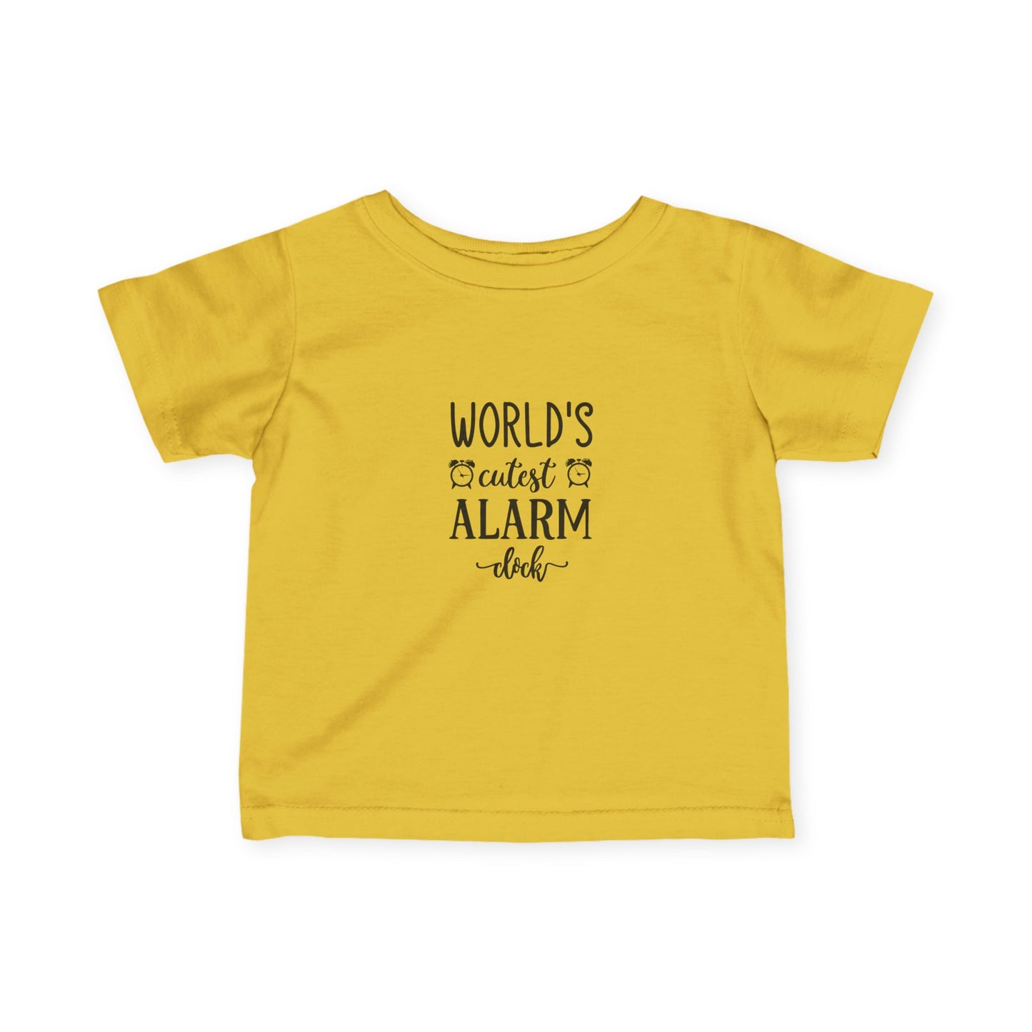 Infant T-shirt: Cutest alarm clock tshirt