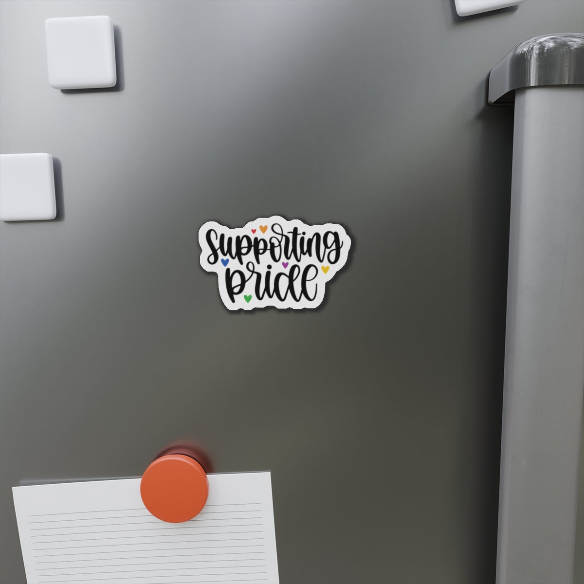 Die-Cut Magnet: Supporting Pride