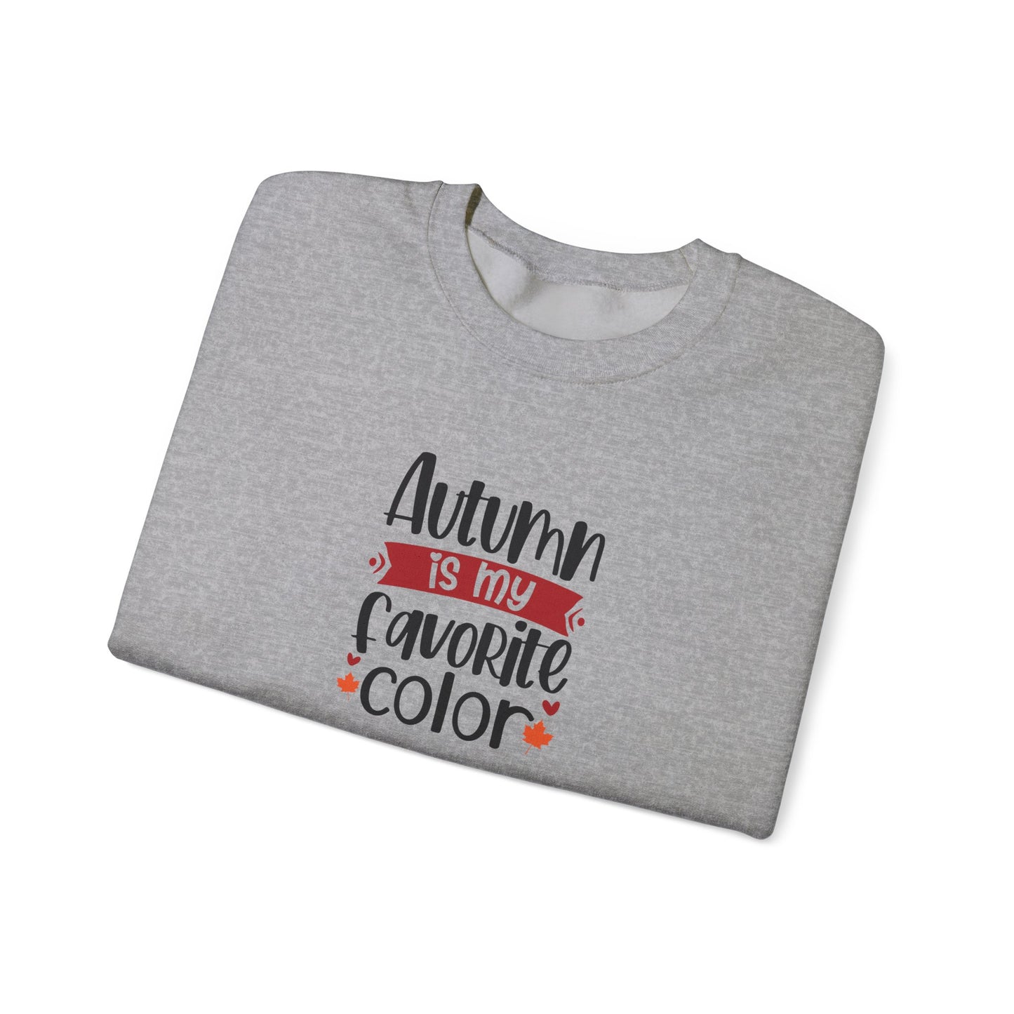 Unisex Heavy Blend™ Crewneck Sweatshirt: Autumn is my favorite color