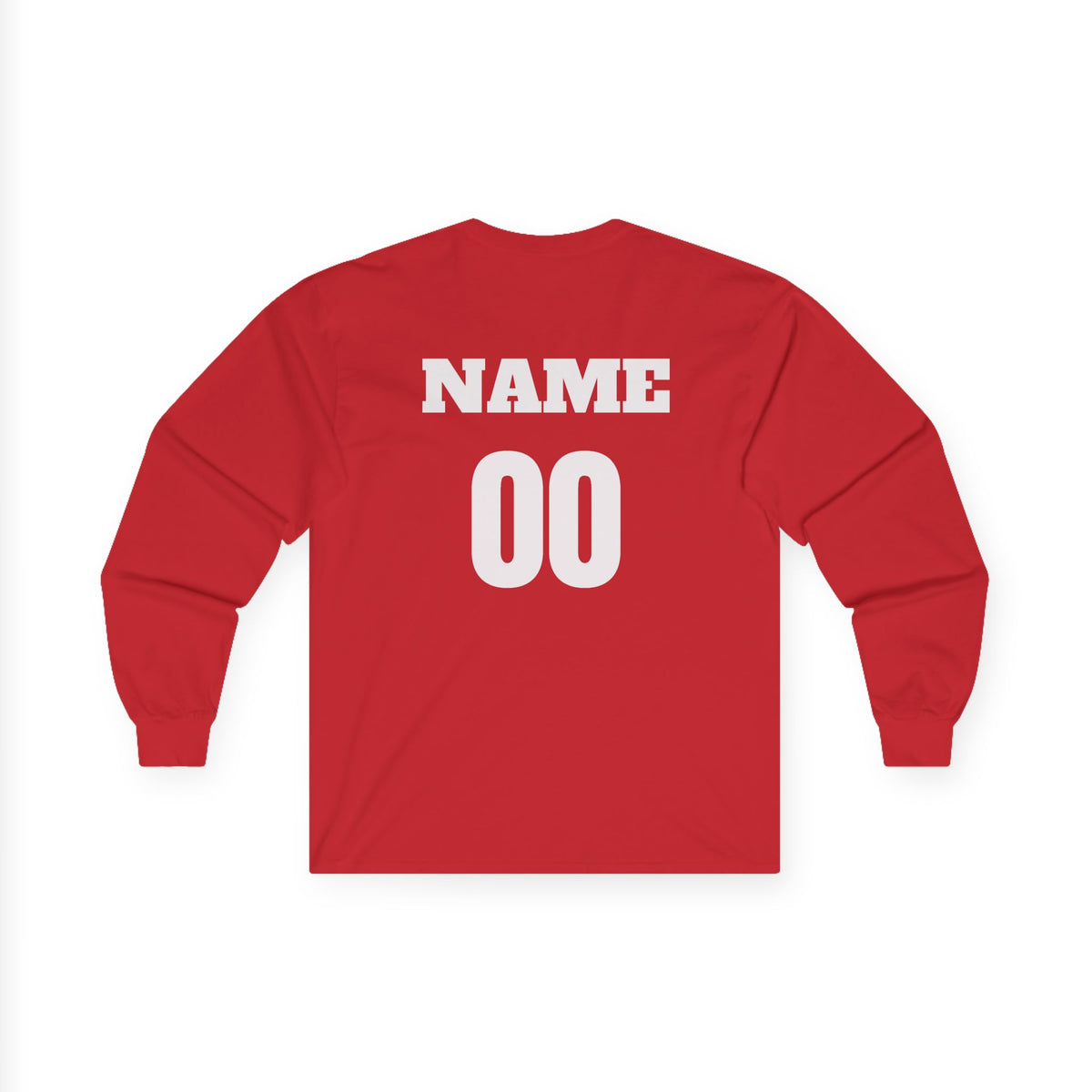 Hockey Dad Long Sleeve T-Shirt — Personalized Player Name & Number | Travel Hockey Gift