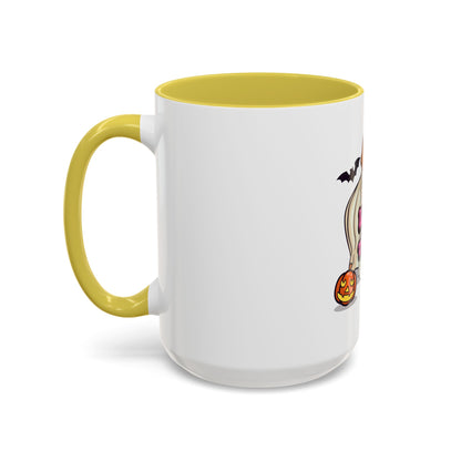Ceramic Mug (11oz & 15oz) - Halloween - Lick or Treat Dog Graphic