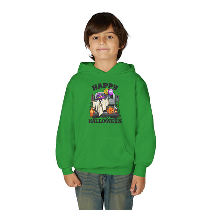 Youth Sweatshirt (Hoodie) - Halloween - Trunk or Treat, Happy Halloween