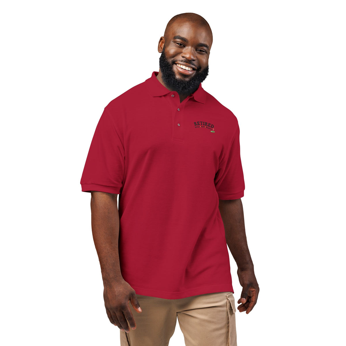 Embroidered Polo Shirt - RETIRED - Sleep, Golf, Repeat