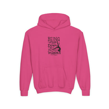 Girls Gymnastics (Hoodie) — Gymnastics — Being Upside Down Is My Normal