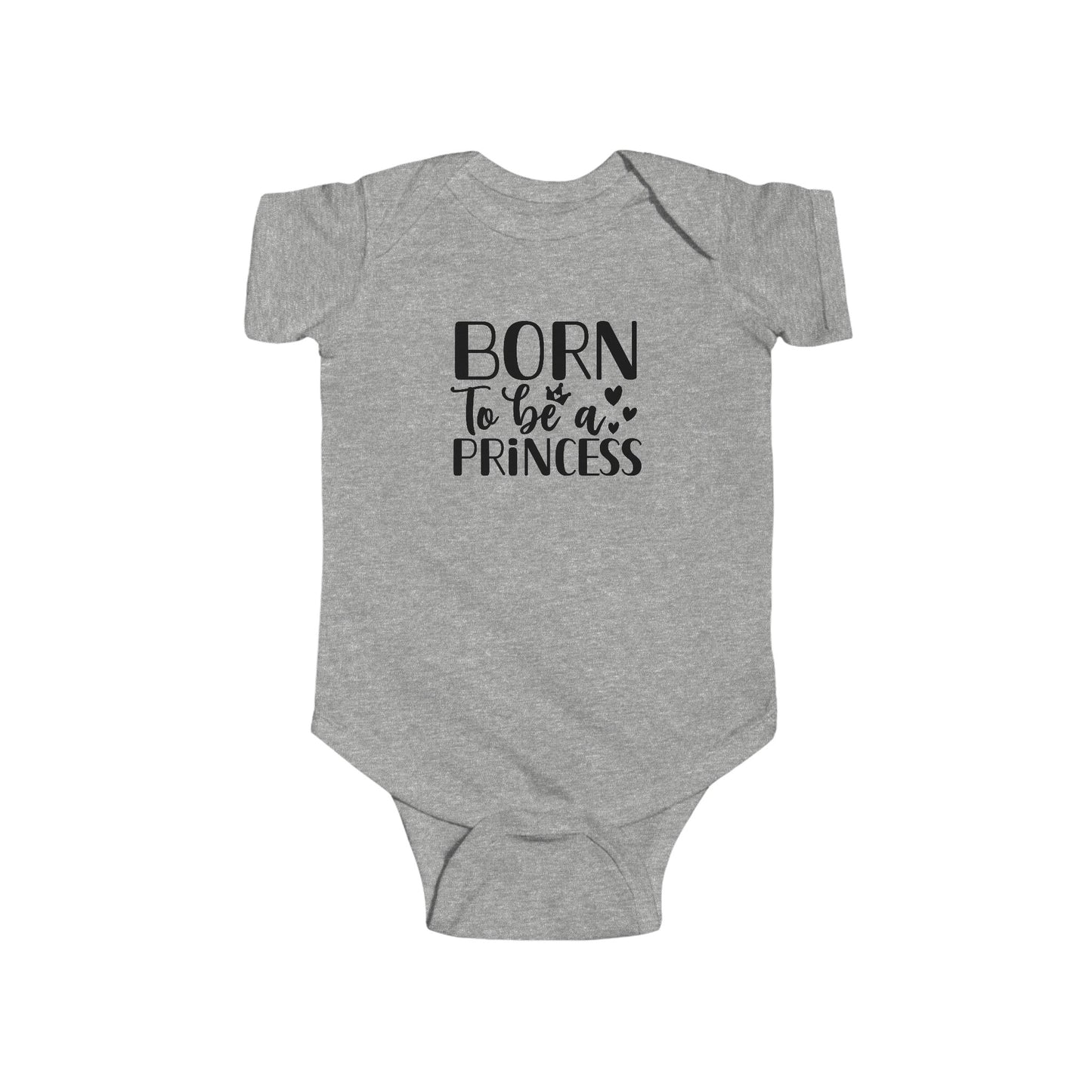 Infant Fine Jersey Onesie: Born to be a Princess