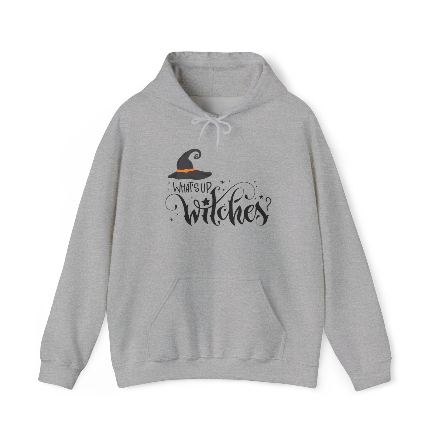 Unisex Heavy Weight Sweatshirt (Hoodie) - Halloween - What's Up Witches?
