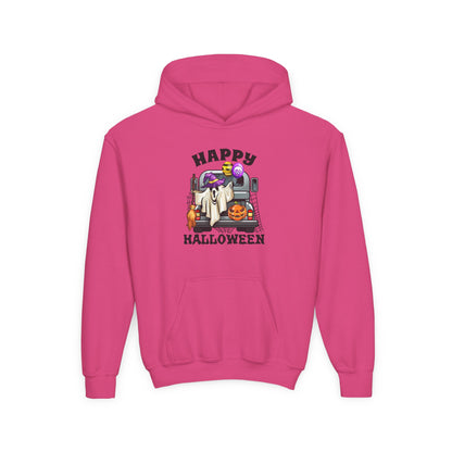 Youth Sweatshirt (Hoodie) - Halloween - Trunk or Treat, Happy Halloween