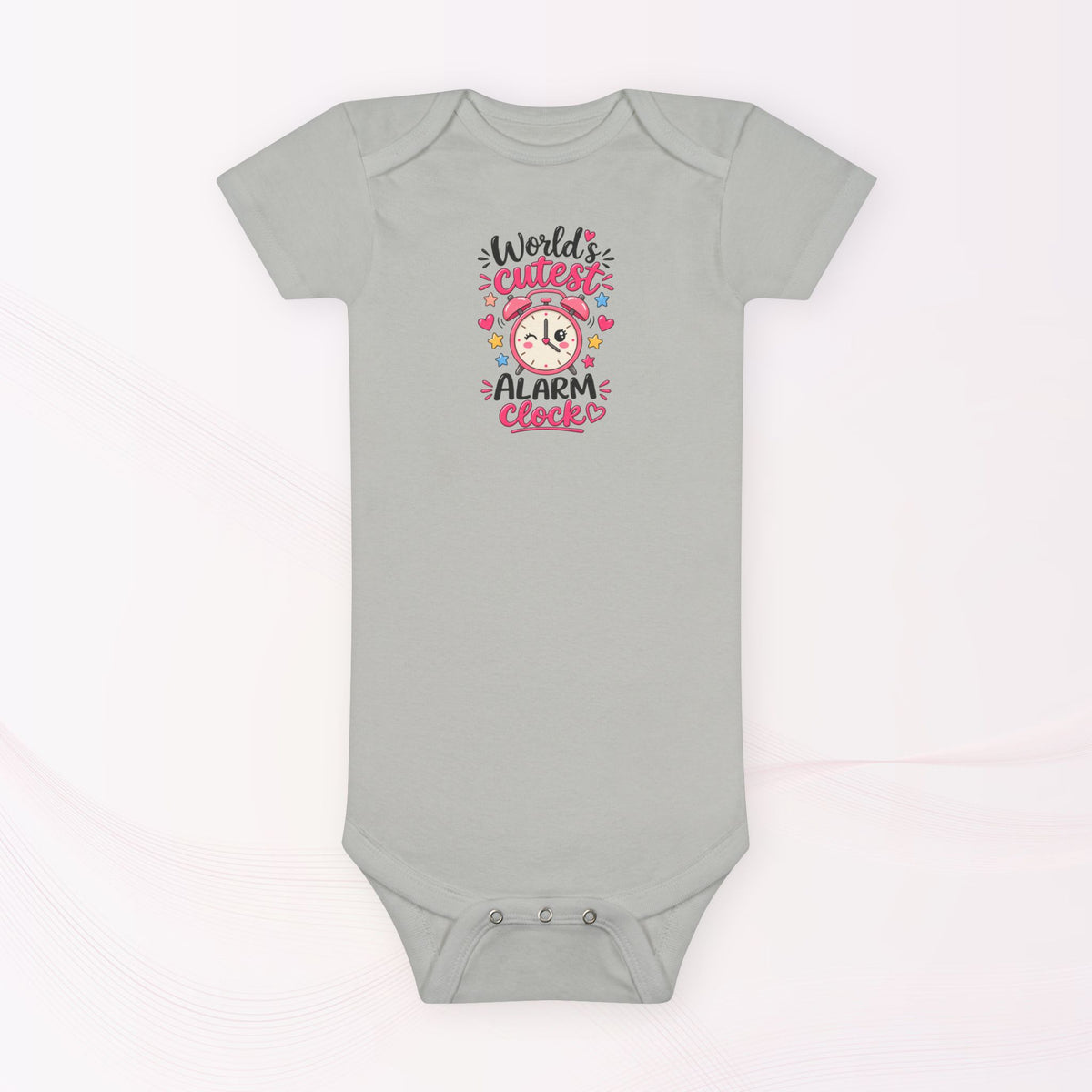 Infant / Toddler Onesie® – World's Cutest Alarm Clock (Girl)