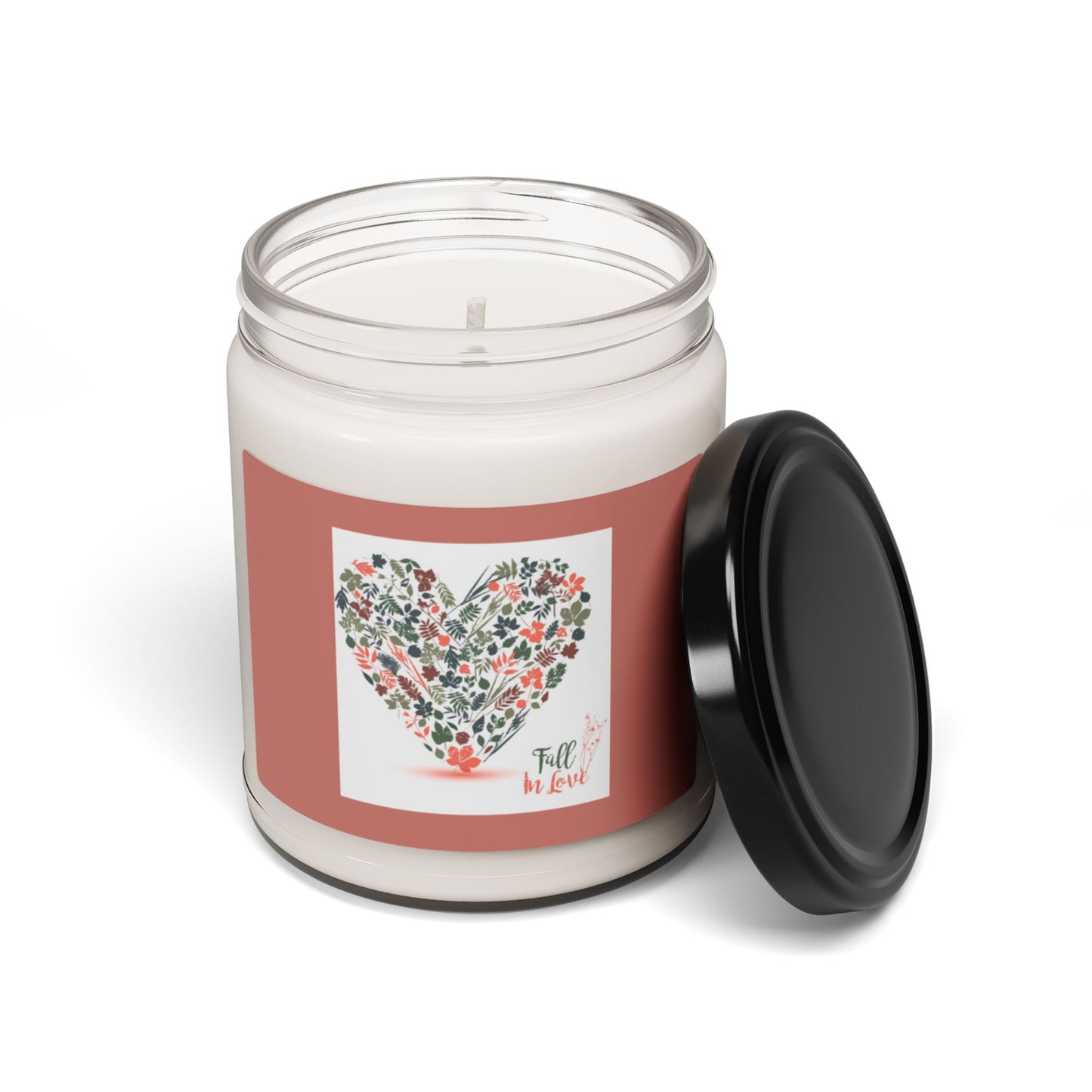 Scented Soy Candle, 9oz: Fall in Love (Heart)