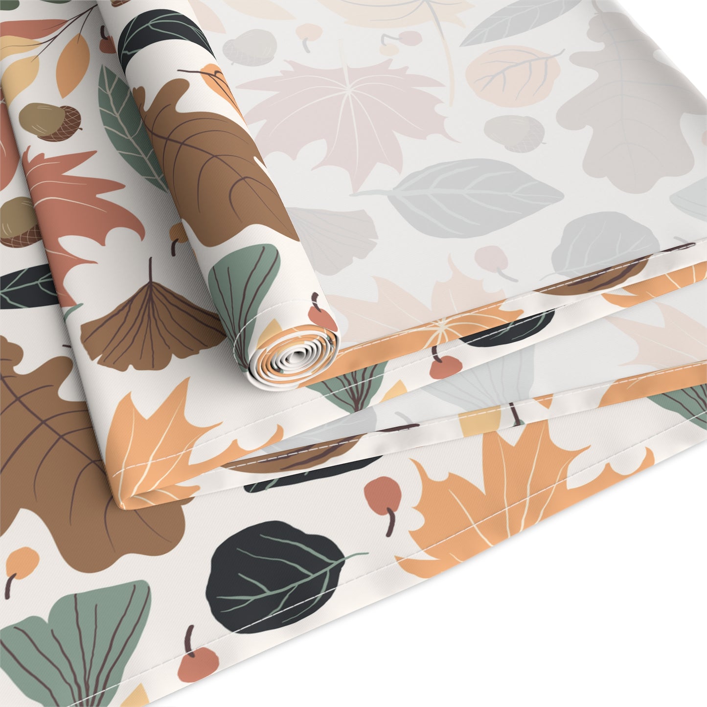 Table Runner (Cotton, Poly): Fall leaves