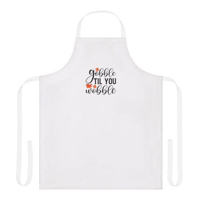 Thanksgiving Apron – “Gobble Til You Wobble”