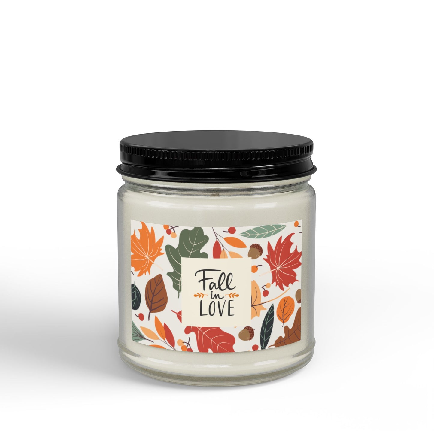Scented Soy Candle - Fall in Love (Leaves), 4oz & 9oz