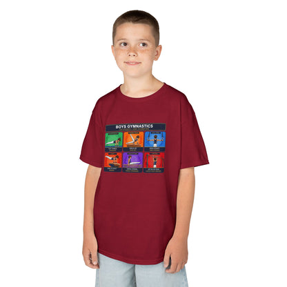 Boys Gymnastics T-Shirt | Six Events One Champion Shirt | Male Gymnast Gift