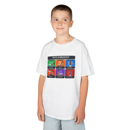 Boys Gymnastics T-Shirt | Six Events One Champion Shirt | Male Gymnast Gift