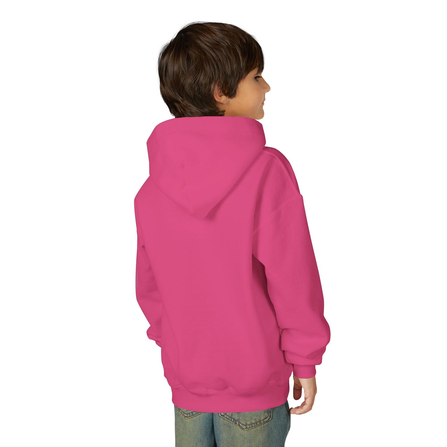 Youth Heavy Blend Hooded Sweatshirt: Gymnastics-I'm not short