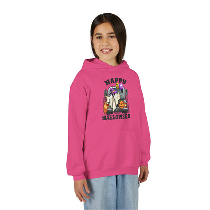Youth Sweatshirt (Hoodie) - Halloween - Trunk or Treat, Happy Halloween