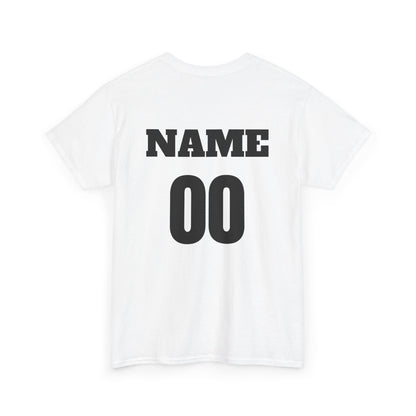 Hockey Mom T-Shirt — Personalized Player Name & Number | Travel Hockey Gift