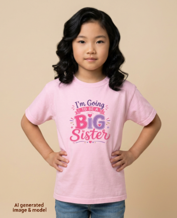Youth T-Shirt — I'm Going to Be a Big Sister