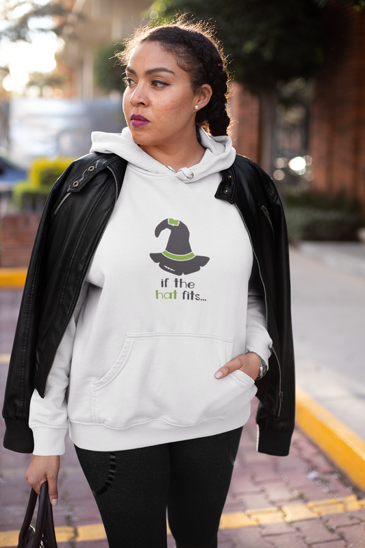 Unisex Heavy Weight Sweatshirt (Hoodie) - Halloween - If the Hat fits