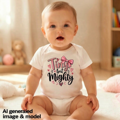 Infant Onesie® - Tiny but Mighty (Girl)
