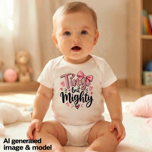 Infant Onesie® - Tiny but Mighty (Girl)