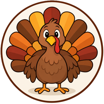 Car Magnet — Thanksgiving - Turkey