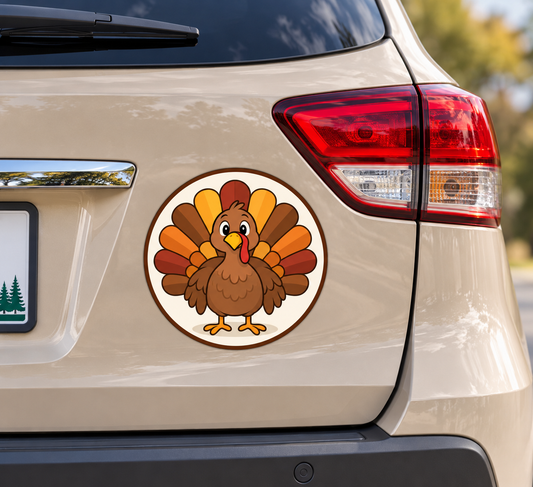 Car Magnet — Thanksgiving - Turkey