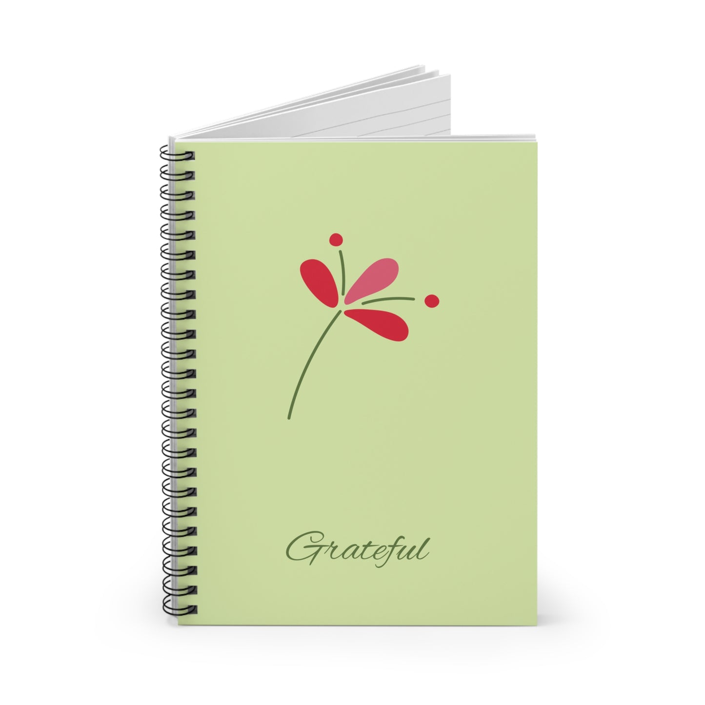Journal / Spiral Notebook - Ruled Line - Grateful