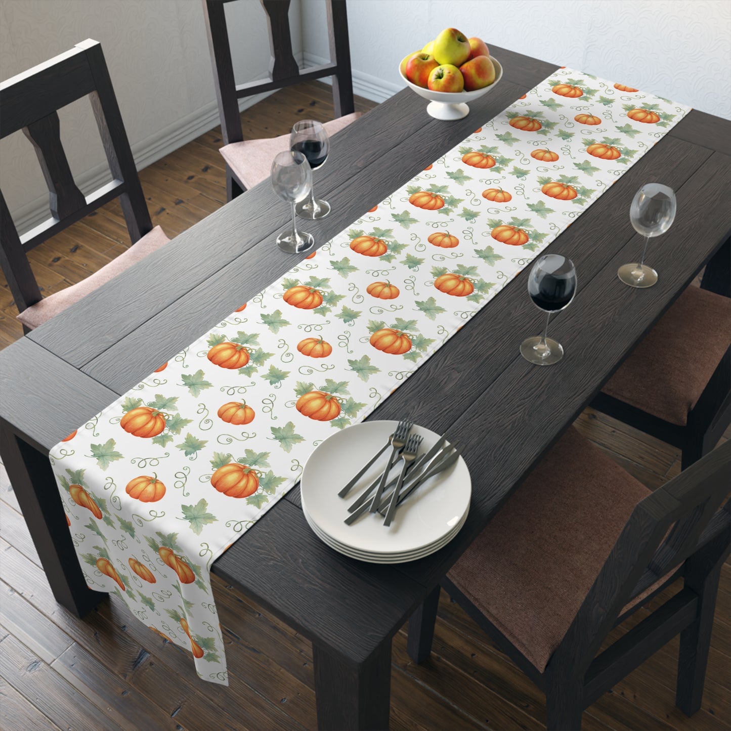 Table Runner (Cotton, Poly): Pumpkins