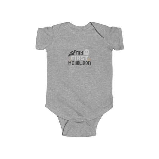 Infant Fine Jersey Onesie: My first Halloween 3