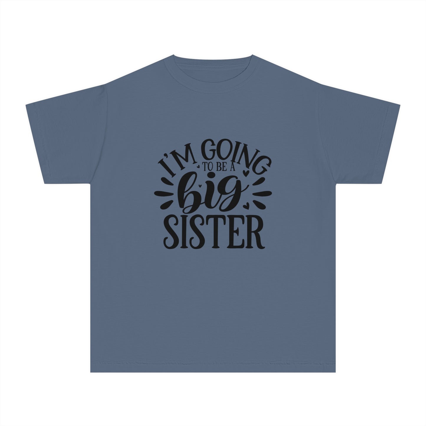 Youth Midweight T-shirt: Big sister tshirt