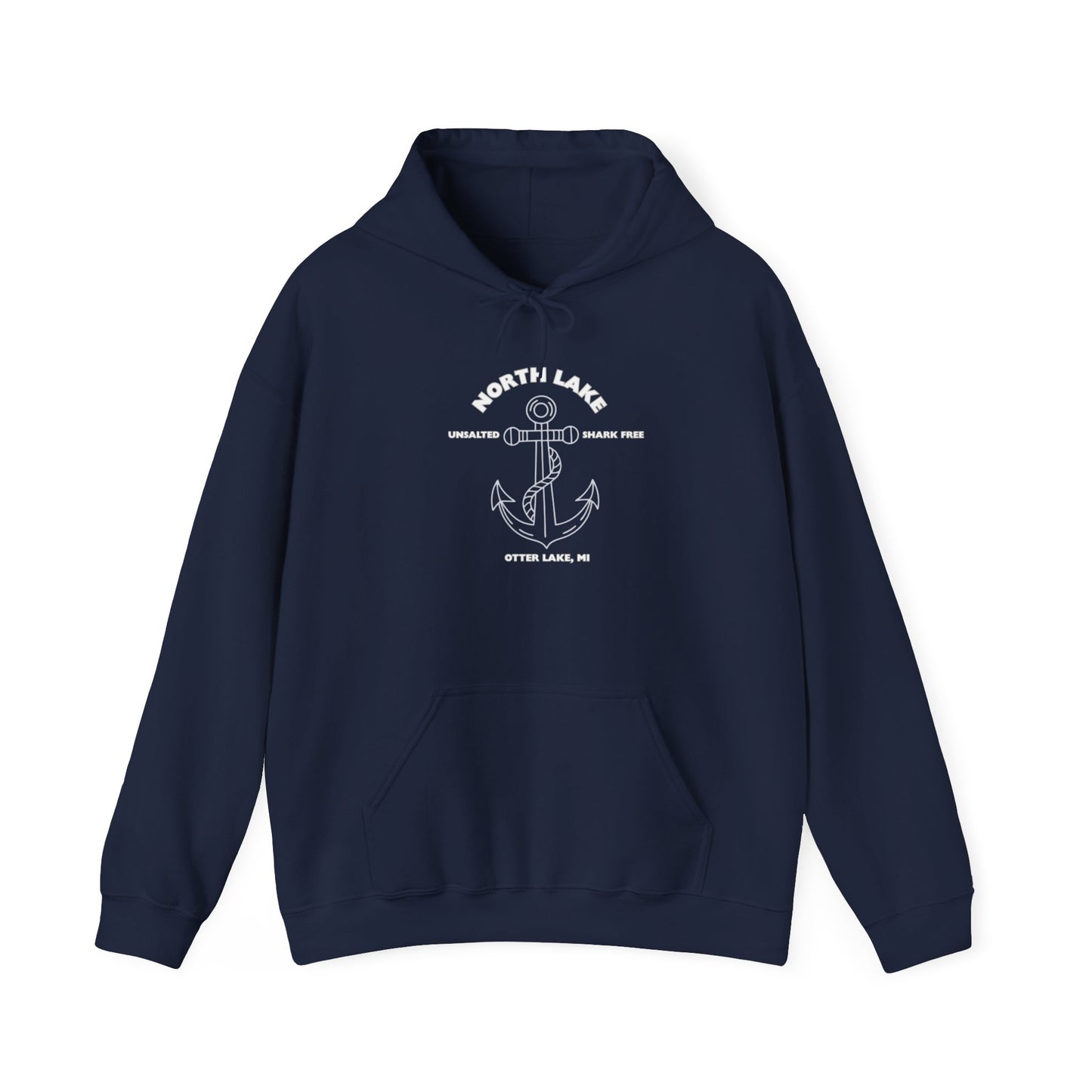 North Lake Hoodie Sweatshirt - Anchor Graphic