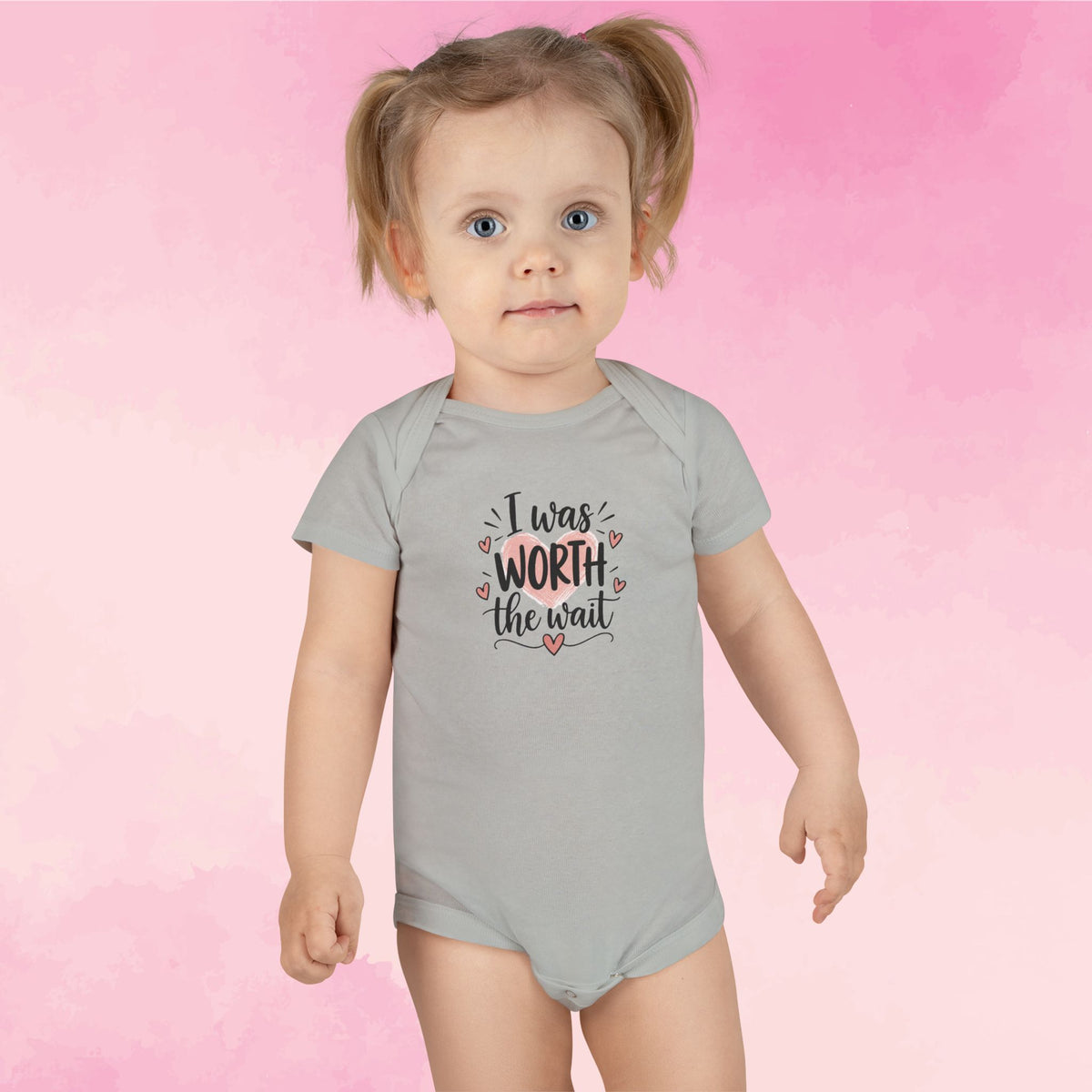Infant / Toddler Onesie® - I was worth the wait (girl)