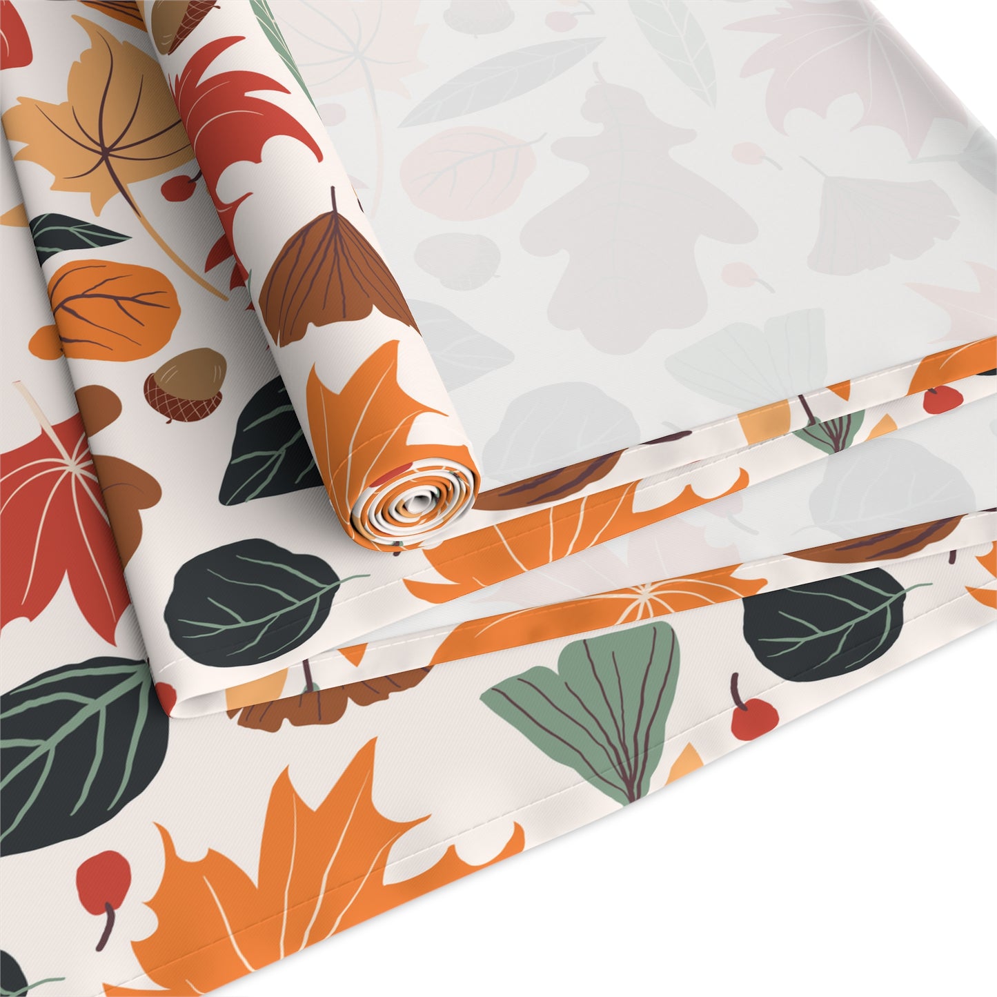 Table Runner (Cotton, Poly): Fall leaves