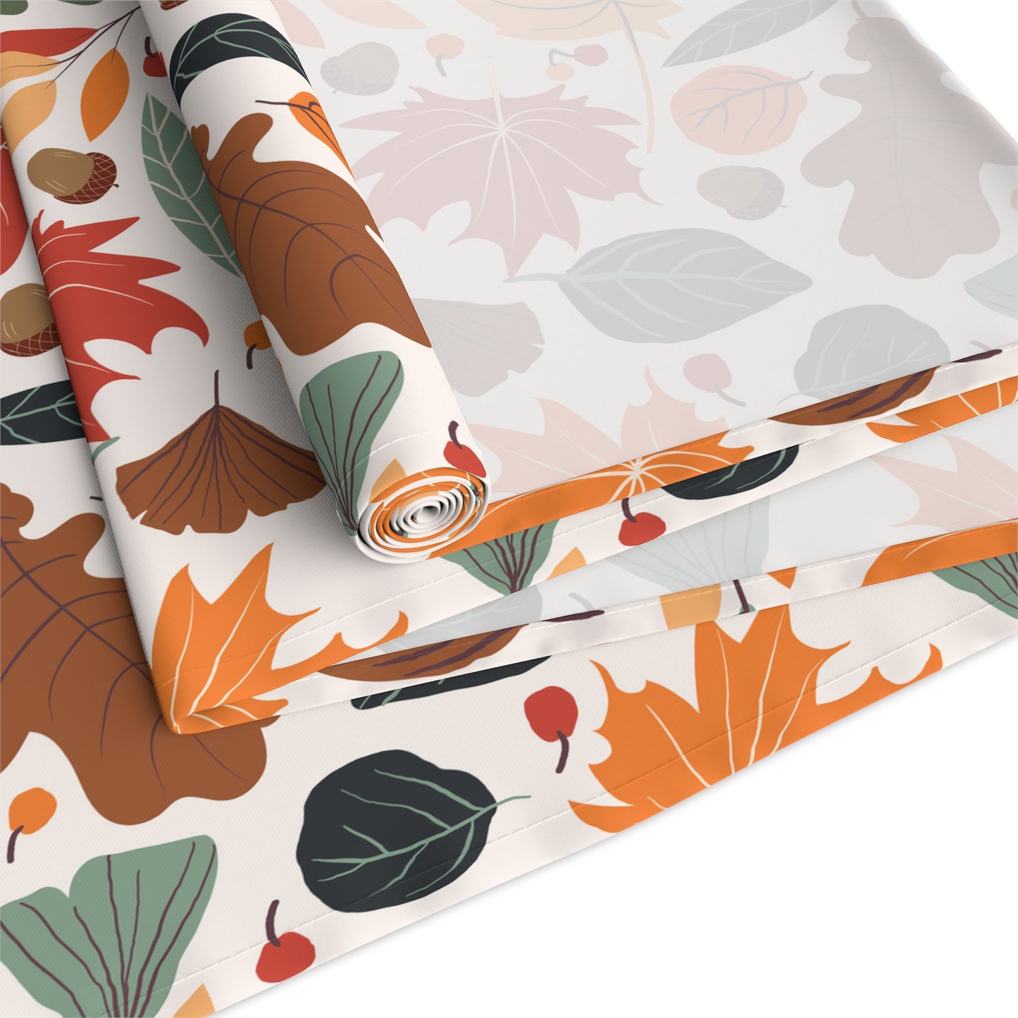 Table Runner (Cotton, Poly): Fall leaves
