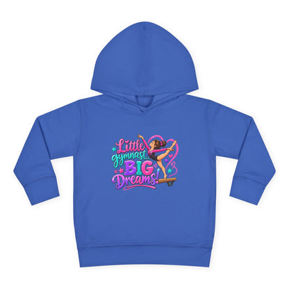 Girls Gymnastics Sweatshirt (Hoodie), Toddler — Little Gymnast, Big Dreams