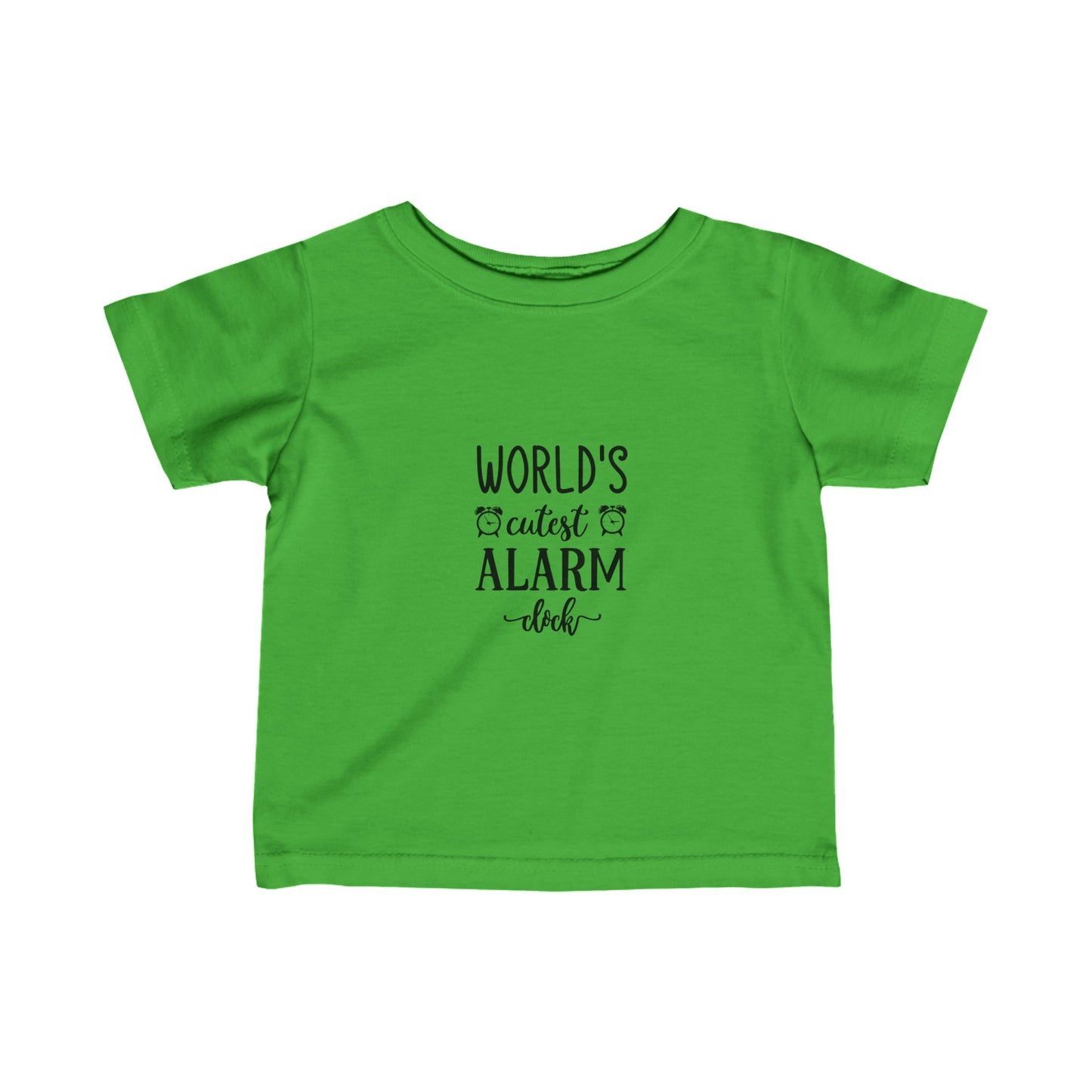 Infant T-shirt: Cutest alarm clock tshirt