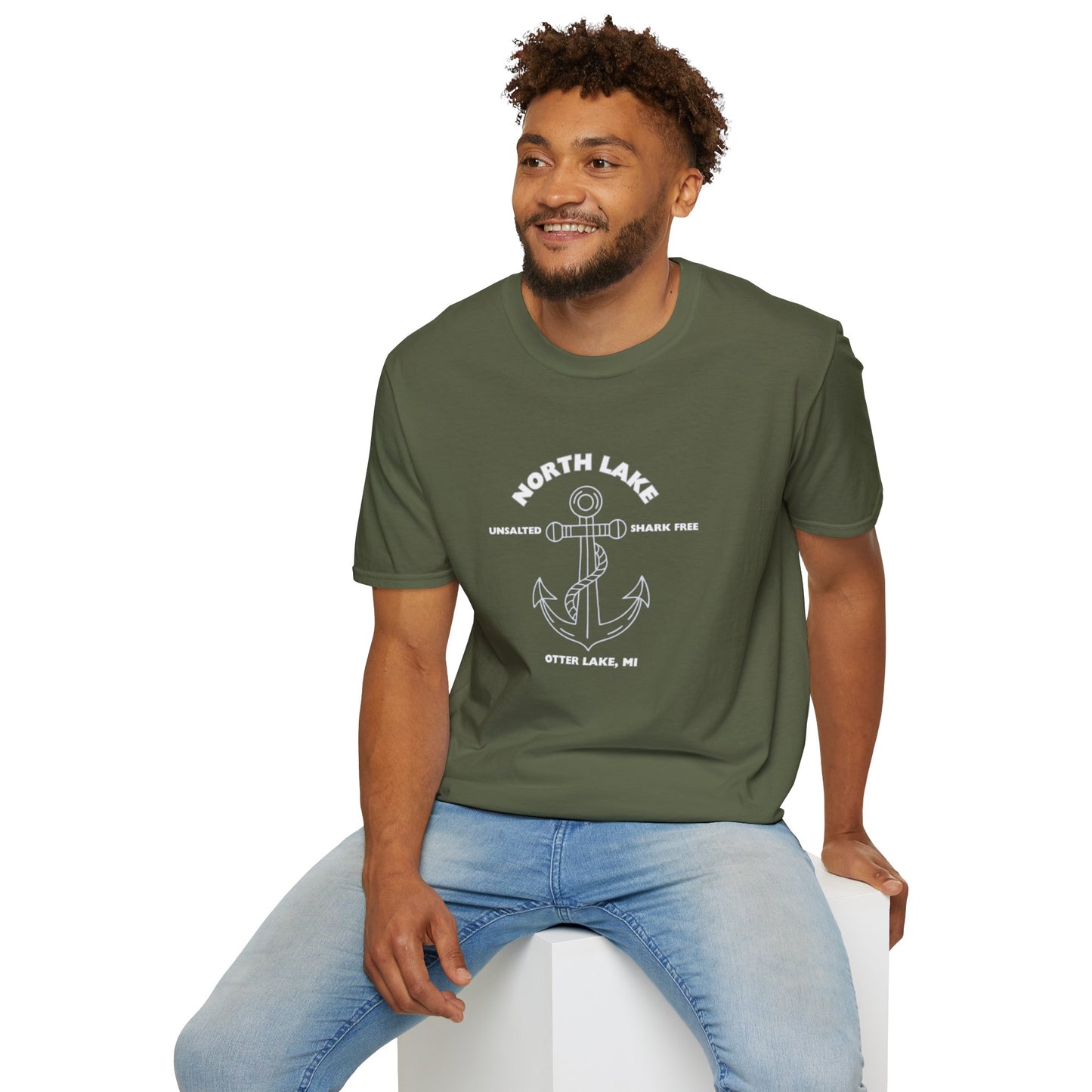 North Lake T-Shirt - Anchor Graphic