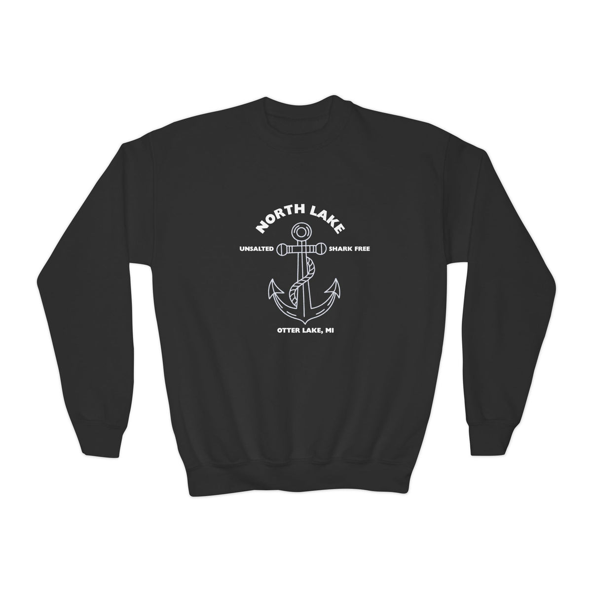 North Lake Youth Sweatshirt (Crewneck) - Anchor Graphic