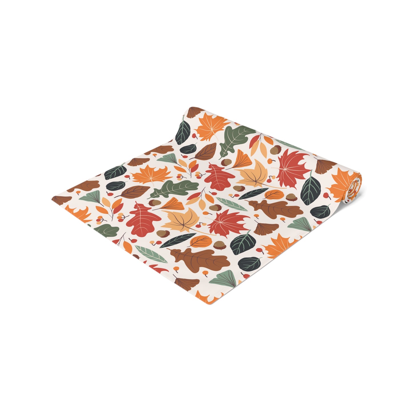 Table Runner (Cotton, Poly): Fall leaves