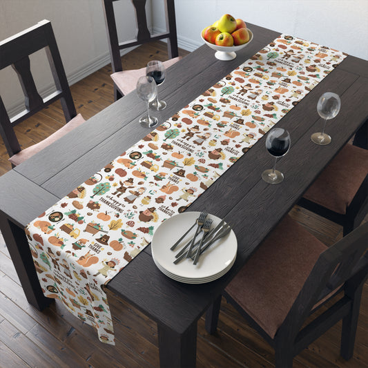 Table Runner (Cotton, Poly): Thanksgiving