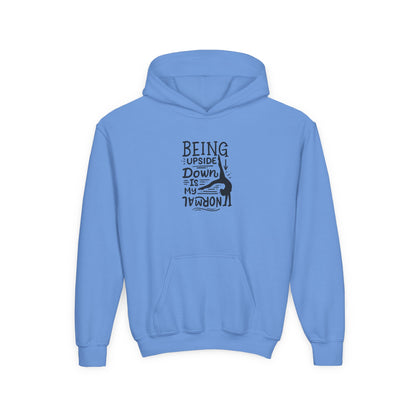 Girls Gymnastics (Hoodie) — Gymnastics — Being Upside Down Is My Normal